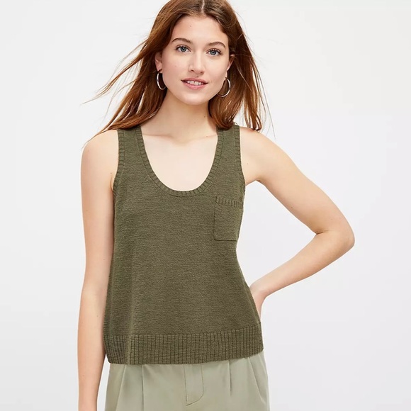 Pocket Sweater Tank